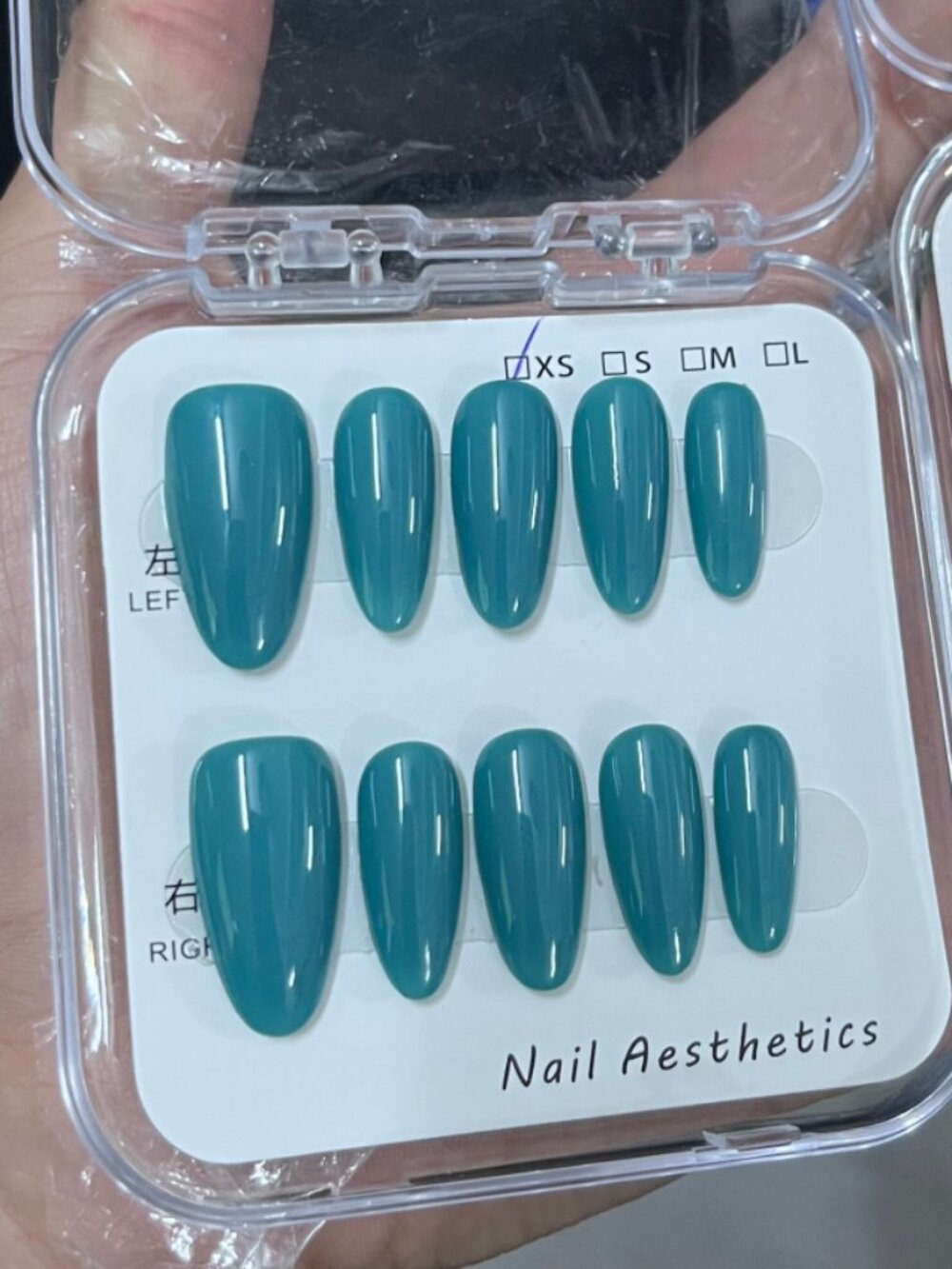 Customizable handmade press-on nails reusable